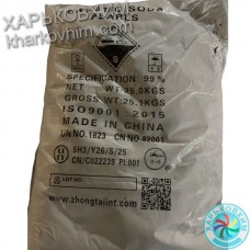 Сода каустическая гранула производство Китай (мешок 25 кг)