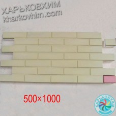 Термоплита фасадная Кирпич Гладкий (плита утеплительная 500×1000)